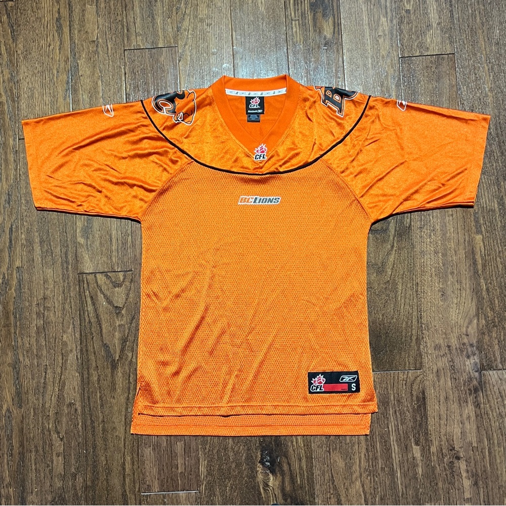 y2k reebok bc lions jersey